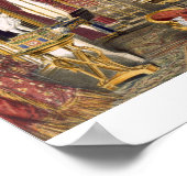 Der private Saal der Königin, das Schloss Windsor, Poster (Ecke)