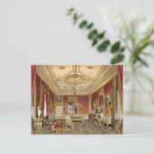 Der private Saal der Königin, das Schloss Windsor, Postkarte (Stehend Vorderseite)