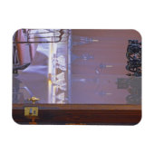 Der private Speisesaal mit schwarzem Kristall Magnet (Horizontal)