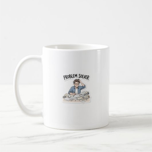 Der Problemlöser-Becher Kaffeetasse (Links)