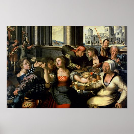 Der Prodigale Sohn, 1536 Poster (Vorne)