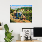 Der Prodigale Sohn, Vergebung, Weinberg, Landschaf Poster (Heimbüro)