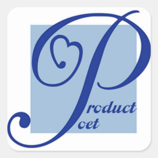 Der Produktsticker Quadratischer Aufkleber