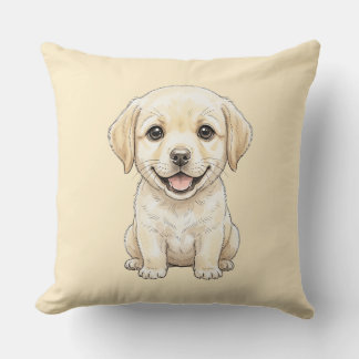 Der professionelle Bettler: Gelber Labrador Retrie Kissen