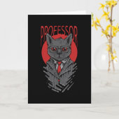 Der Professor Karte (Gelbe Blume)