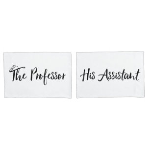 "Der Professor und sein Assistent" Kissenbezug