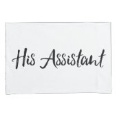 "Der Professor und sein Assistent" Kissenbezug (Vorderseite-Rechts)