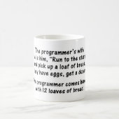 Der Programmierer und seine Ehefrau - an zweiter Kaffeetasse (Mittel)