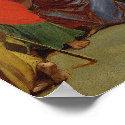 Der Prophet Agabus prognostiziert Poster (Ecke)