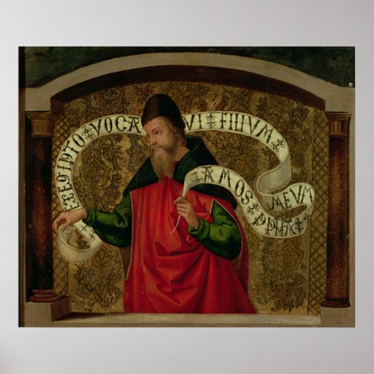 Der Prophet Amos, 1535 Poster (Vorne)