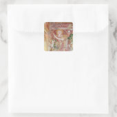 Der Prophet Daniel Quadratischer Aufkleber (Tasche)