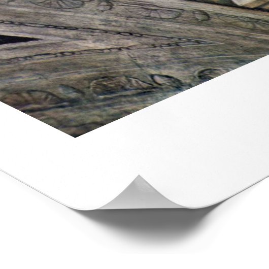 Der Prophet Daniel von Michelangelo Buonarroti Poster (Ecke)