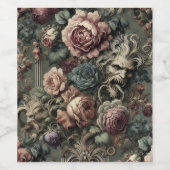 Der Prophet des Myrrh-Mannes - gotisches Viktorian Weinetikett (Einzelnes Label)