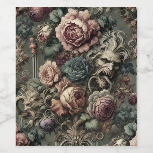 Der Prophet des Myrrh-Mannes - gotisches Viktorian Weinetikett (Einzelnes Label)