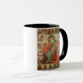 Der Prophet Elija, Pskov-Schule (Platte) Tasse (VorderseiteRechts)