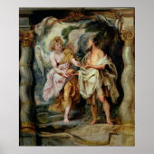 Der Prophet Elija und der Engel Poster (Vorne)