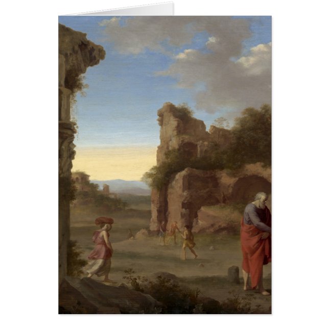 Der Prophet Elija und die Witwe Zarephath (Vorne)