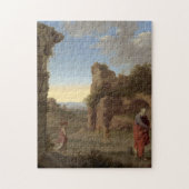 Der Prophet Elija und die Witwe Zarephath Puzzle (Vertikal)