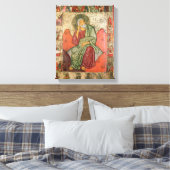 Der Prophet Elijah, Pskow-Schule (Panel) Leinwanddruck (Insitu (Schlafzimmer))