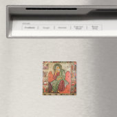 Der Prophet Elijah, Pskow-Schule (Panel) Magnet (In Situ (Geschirrspüler))