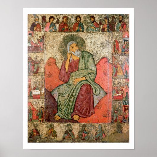 Der Prophet Elijah, Pskow-Schule (Panel) Poster (Vorne)