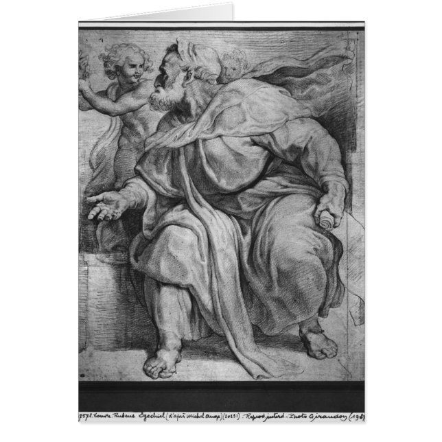 Der Prophet Ezekiel, nach Michangelo Buonarroti (Vorne)