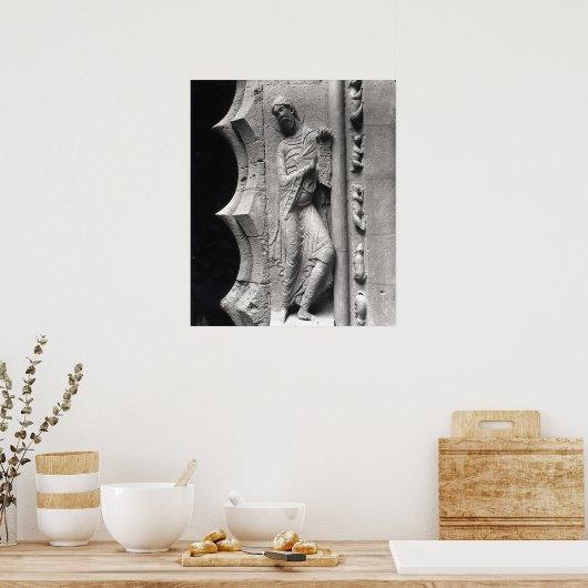 Der Prophet Isaiah löst ein Phylakterium aus Poster (Küche)