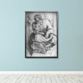 Der Prophet Jeremiah Leinwanddruck (Insitu (Holzboden))