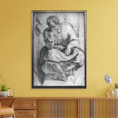 Der Prophet Jeremiah Leinwanddruck (Insitu (Wohnzimmer))