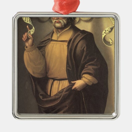 Der Prophet Jesaja Silbernes Ornament (Vorne)