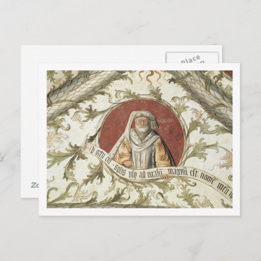 Der Prophet Malachi von der Loggia d'Annunciazio Postkarte (Vorne/Hinten)