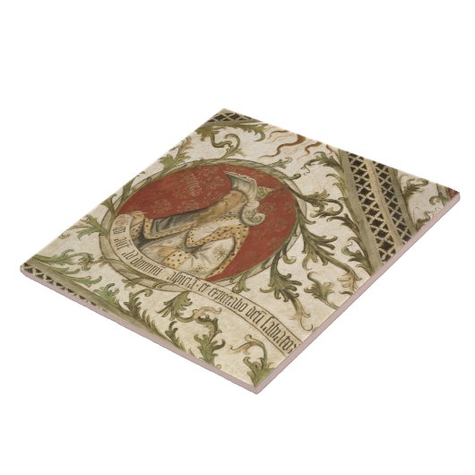 Der Prophet Micah, vom Loggia d'Annunciazione Fliese (Seite)