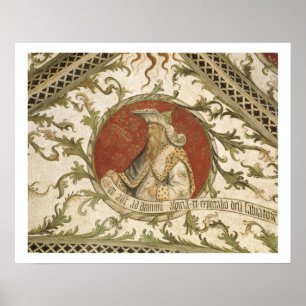 Der Prophet Micha von der Loggia d'Annunciazione Poster