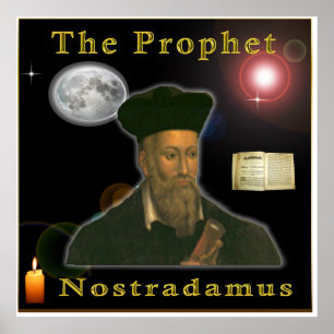 Der Prophet Nostradamus Poster
