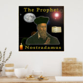 Der Prophet Nostradamus Poster (Küche)
