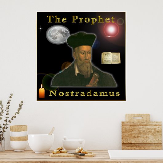 Der Prophet Nostradamus Poster (Küche)