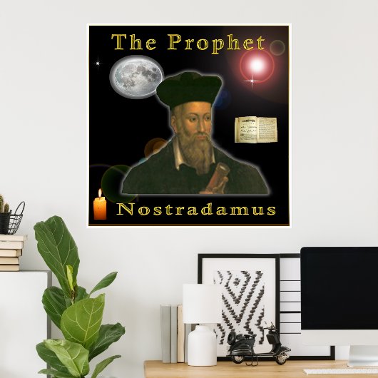 Der Prophet Nostradamus Poster (Heimbüro)