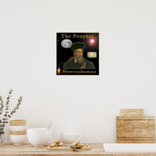 Der Prophet Nostradamus Poster (Küche)