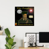 Der Prophet Nostradamus Poster (Heimbüro)