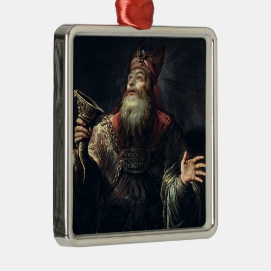 Der Prophet Samuel Silbernes Ornament (Rechts)