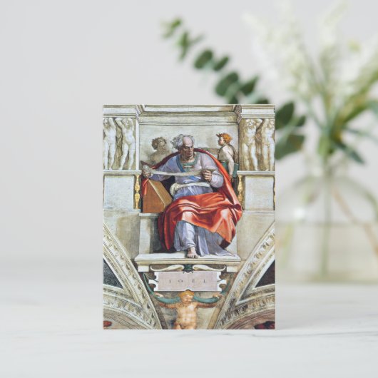 Der Prophet von Michelangelo Unterberger Postkarte (Stehend Vorderseite)