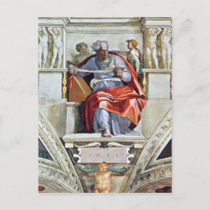 Der Prophet von Michelangelo Unterberger Postkarte