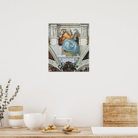 Der Prophet Zechariah Poster (Küche)