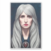 Der Protector Elder Hexe Fantasy Art Malerei Aufkleber (Vorderseite)