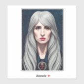 Der Protector Elder Hexe Fantasy Art Malerei Aufkleber (Blatt)