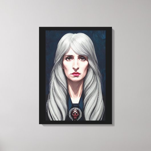 Der Protector Elder Hexe Fantasy Art Malerei Leinwanddruck (Vorderseite)