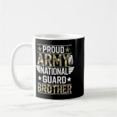 Der Proud Army National Guard Brother Veterans Day Kaffeetasse (Links)