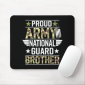 Der Proud Army National Guard Brother Veterans Day Mousepad (Mit Mouse)