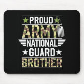 Der Proud Army National Guard Brother Veterans Day Mousepad (Vorne)