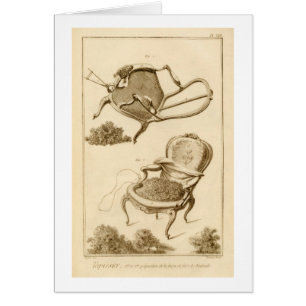 Der Prozess der Polsterung eines Stuhls, von der